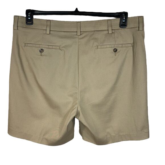 Roundtree & Yorke SZ 40 Total Flex Shorts Pockets Zip-Fly Classic Fit Flat Front - Picture 5 of 8